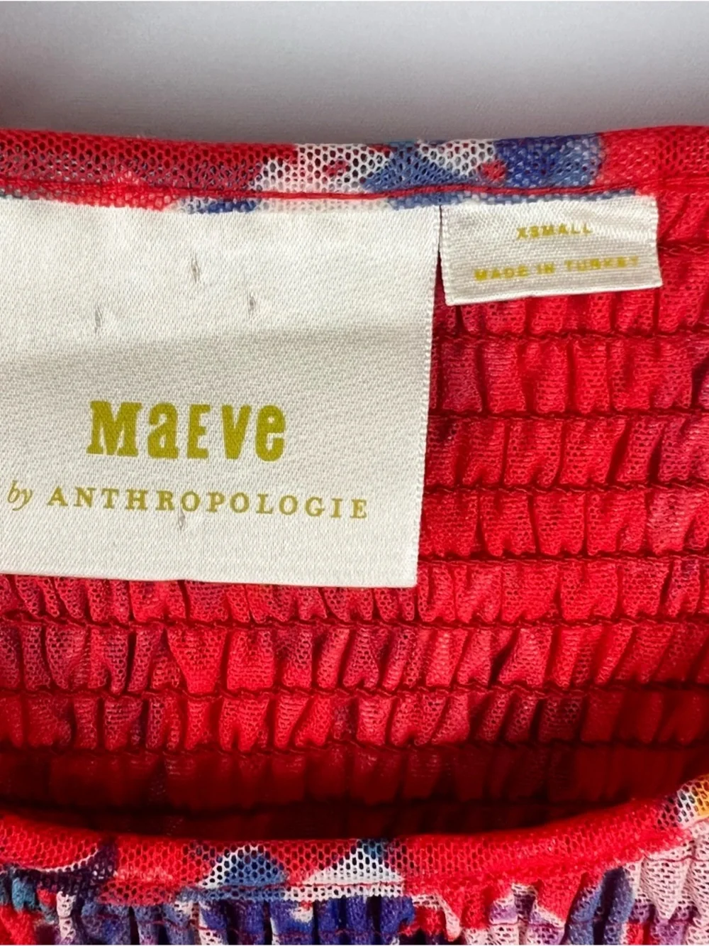 Anthropologie bright red